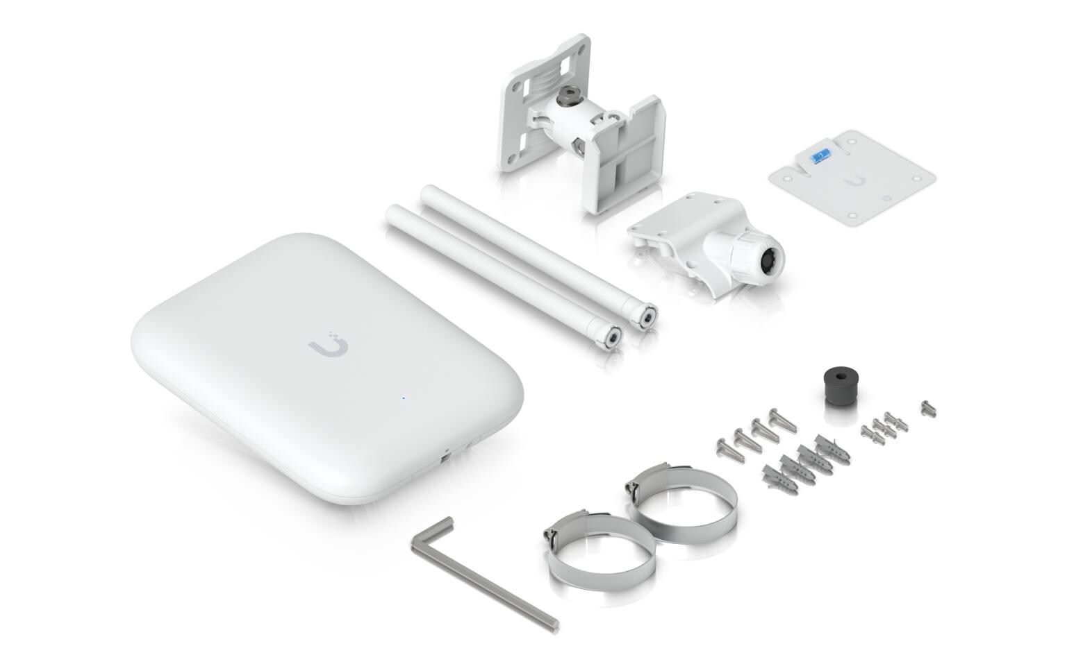 Outdoor Access Point U7 Pro Outdoor<br>Allwettertauglicher IP67 WiFi 7 AP mit 6 räumlichen Streams, integrierter direktionaler Superantenne und schwenkbarer Halterung