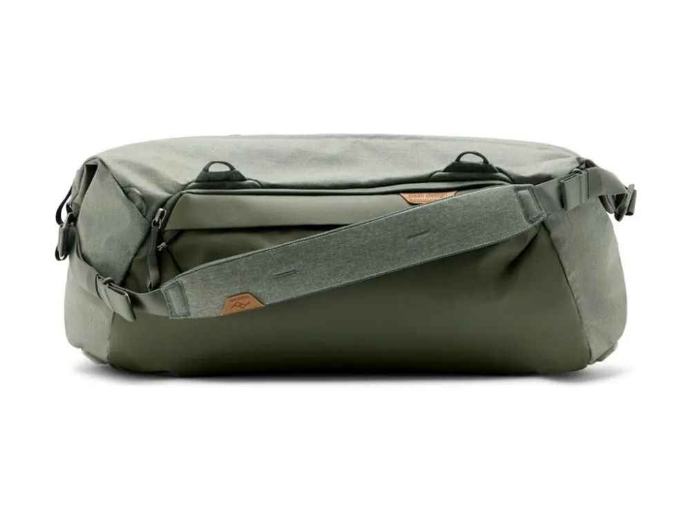 Peak Design Travel - Køjesæk - 50 L - 600D nylon løsningsfarvet, 900D stof, glasforstærket nylon, anodiseret aluminiumslegering, ultrahøj molekulærvægt polyetylenstof, Hypalon - salvie