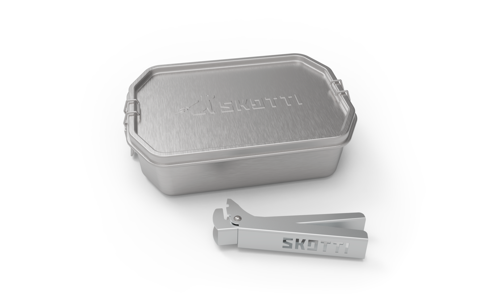 Skotti Multifunktionsbox Boks für Skotti Grill inklusive Hebezange 1 Liter