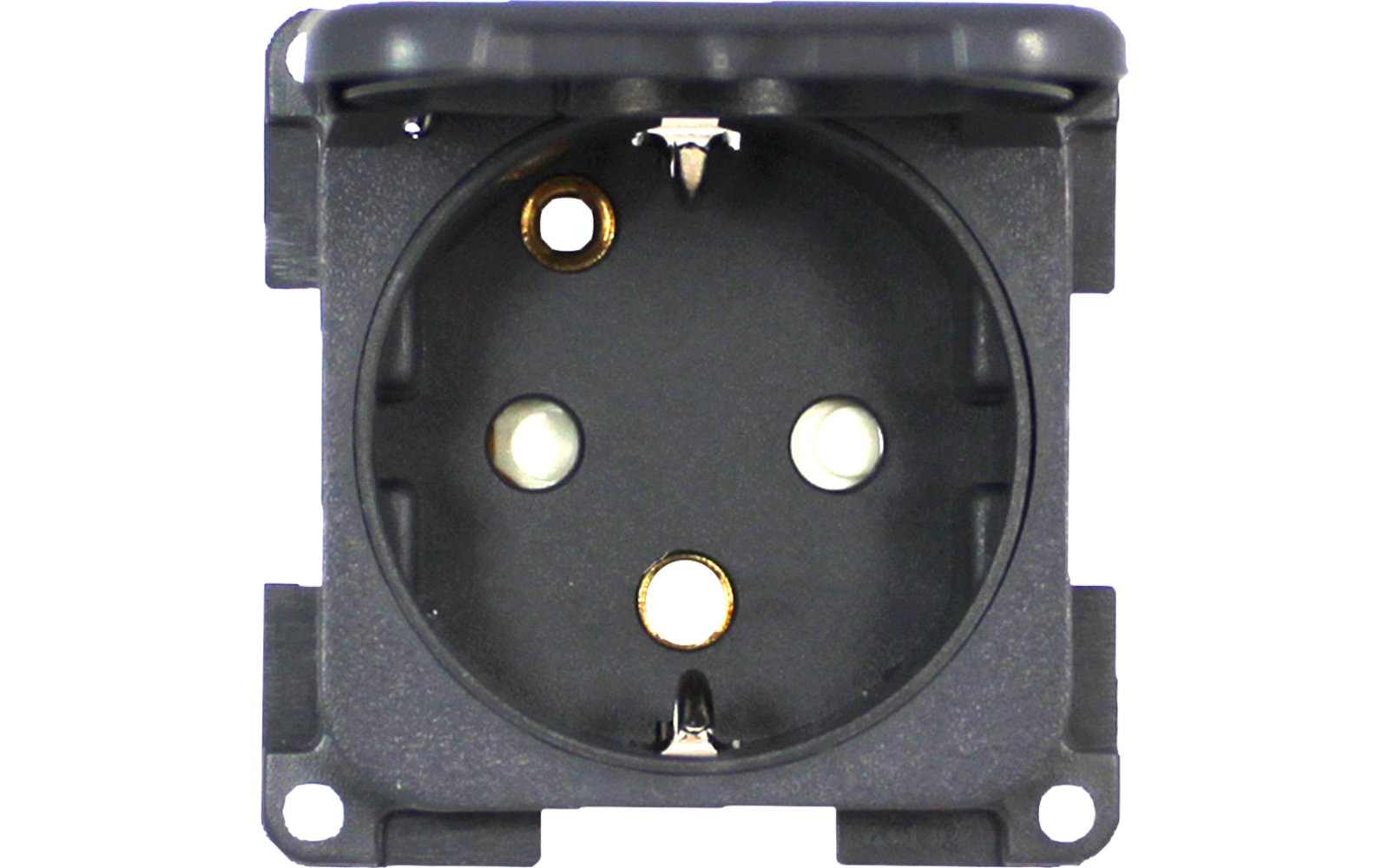 Inprojal System 10.000 Schutzkontaktstecker Steckdose  braun