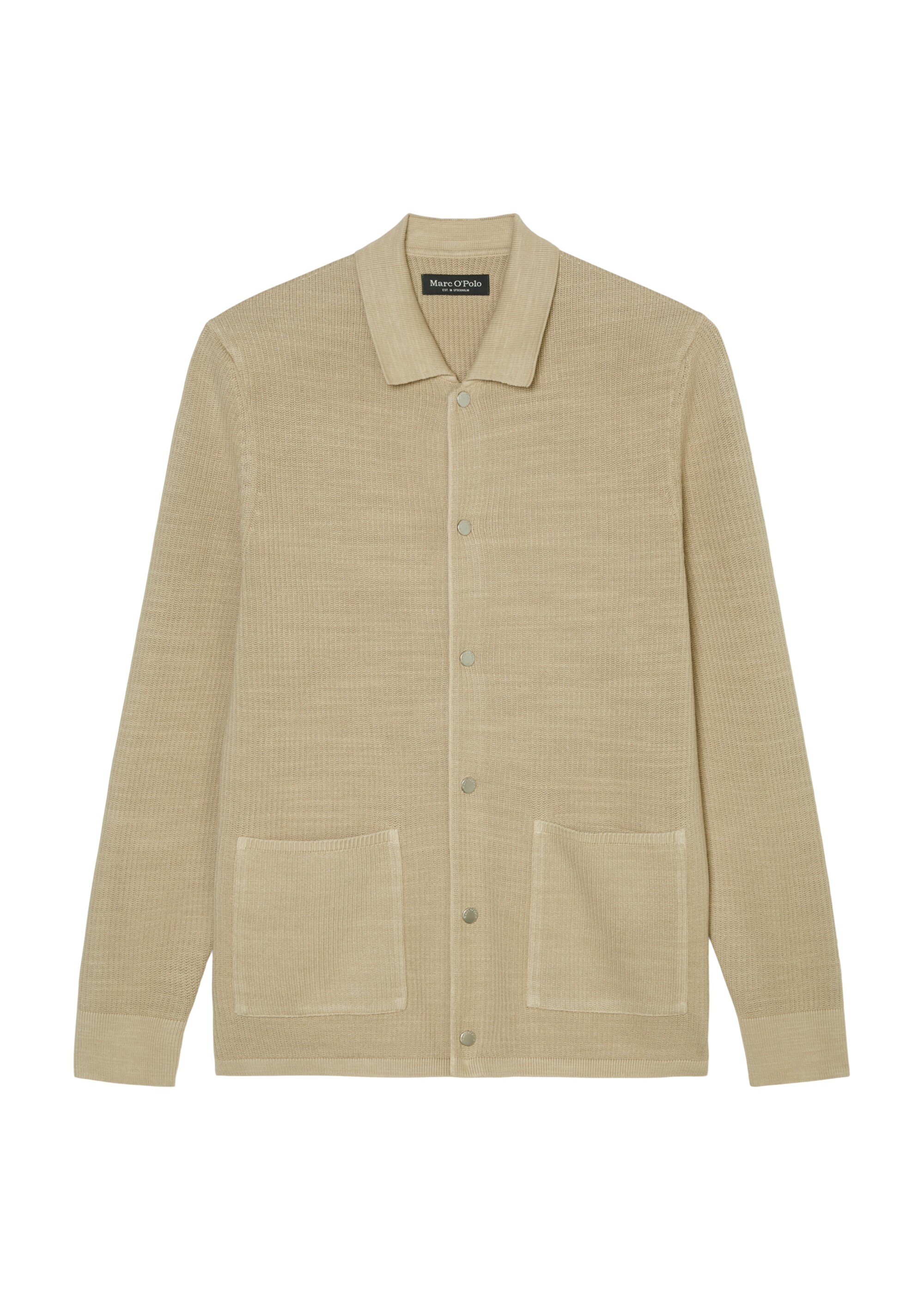Strickjacke regularund Druckknöpfen