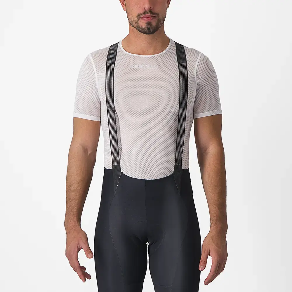 Castelli Pro Mesh 2.0 Ondershirt Korte Mouwen Wit Heren
