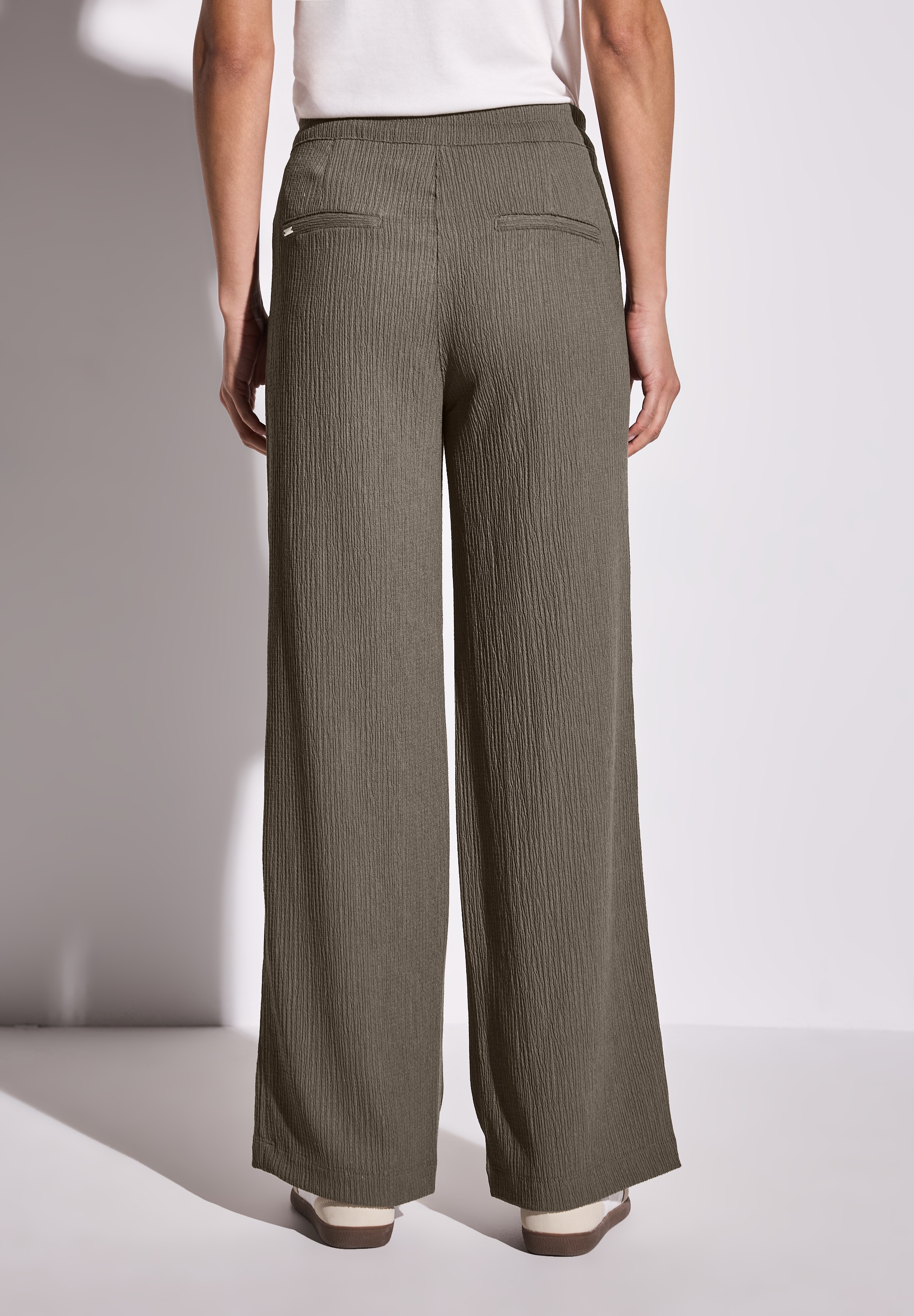 STREET ONE Stoffhose  Sommerhose mit Struktur