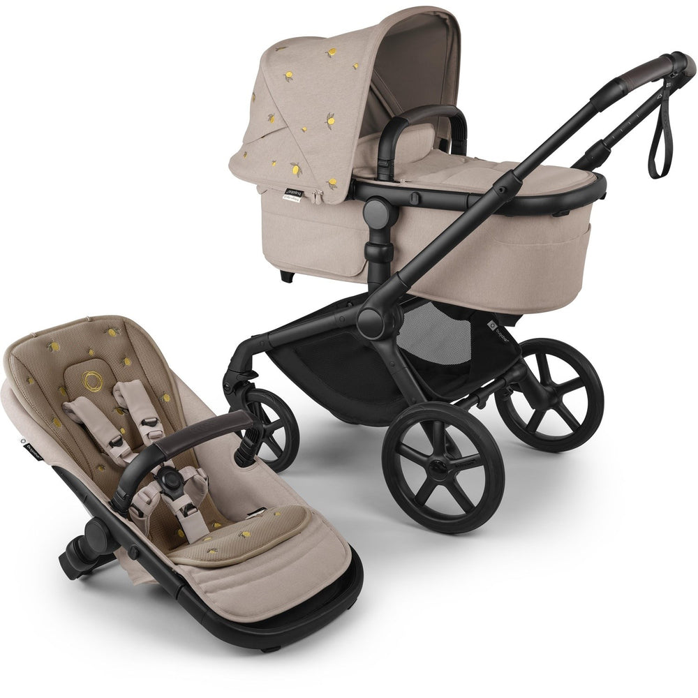 Køb Bugaboo X Konges Sløjd Fox 5 Renew Complete Black/Desert Taupe Melange-Desert Taupe Melange
