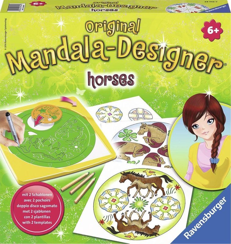 Ravensburger Mandala Designer® Horses 2 in 1- Tekenmachine