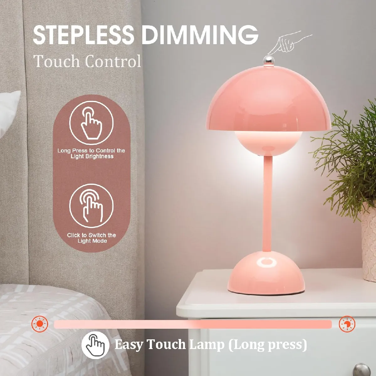 Lampe LED Rose