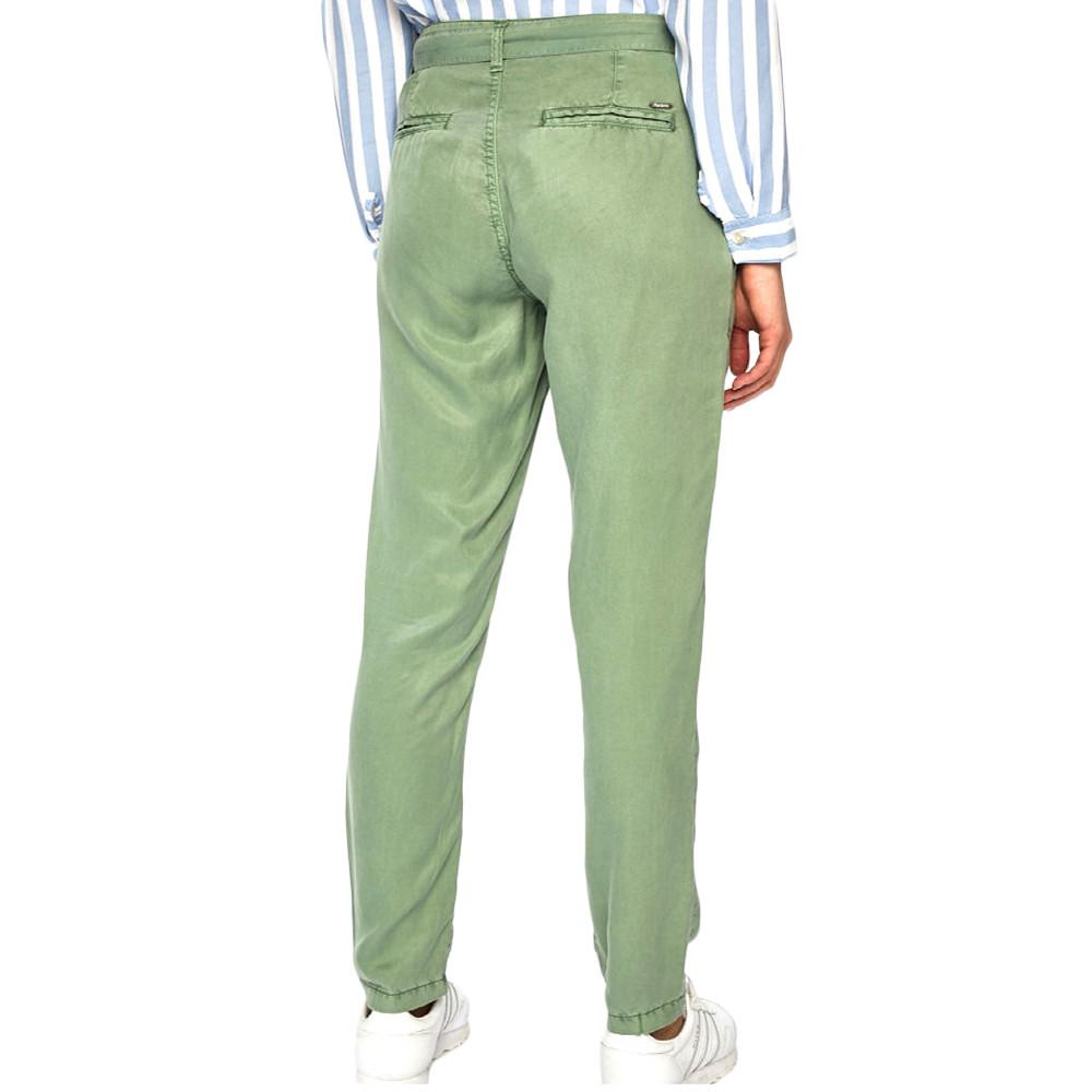 Pepe jeans Pantalon Fluide Kaki Femme Pepe Jeans Drifter