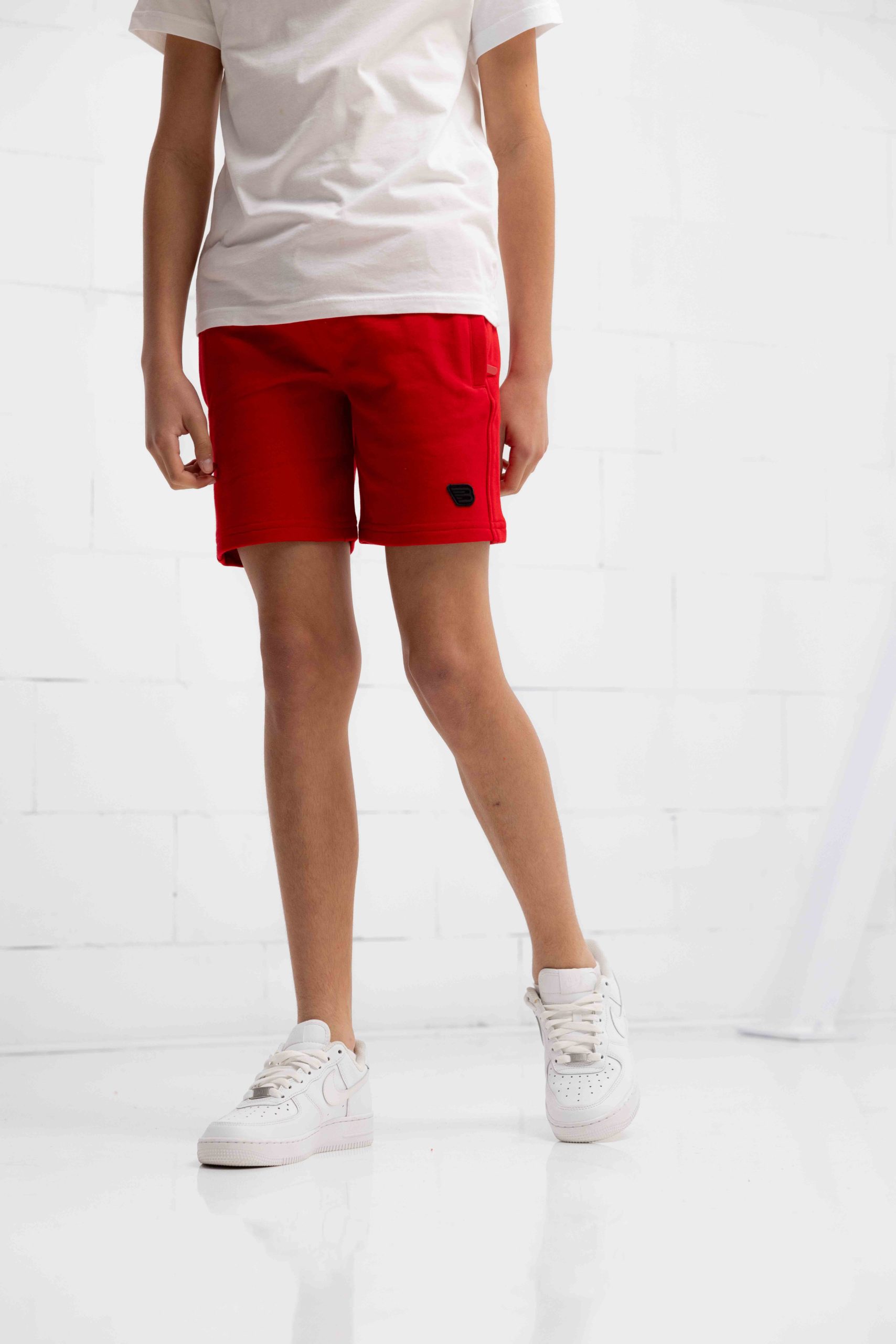 Ballin Amsterdam Regular Fit Korte Broek Kids Rood