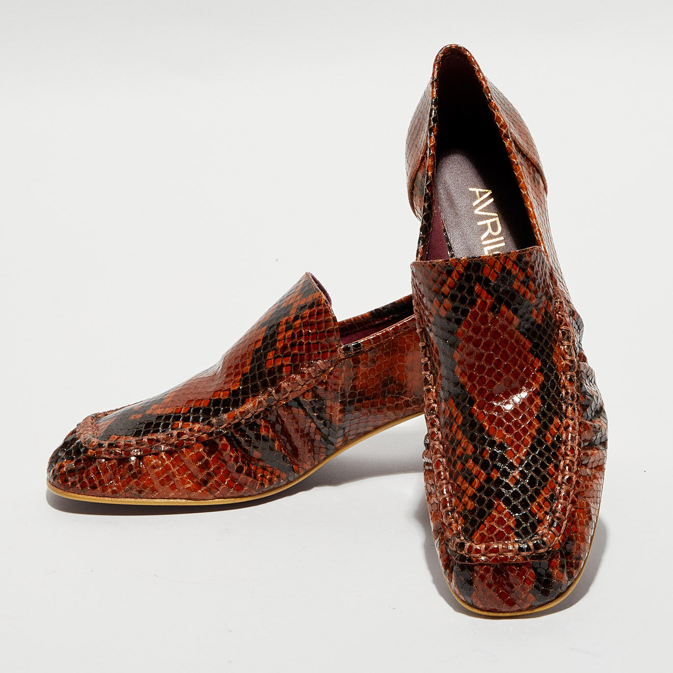 Avril Gau Mocassins  Amore en Cuir cognac