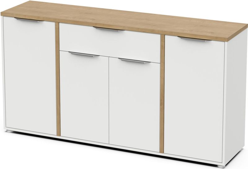 CBA - Dressoir - Wit - MDF - 161x40x86 cm