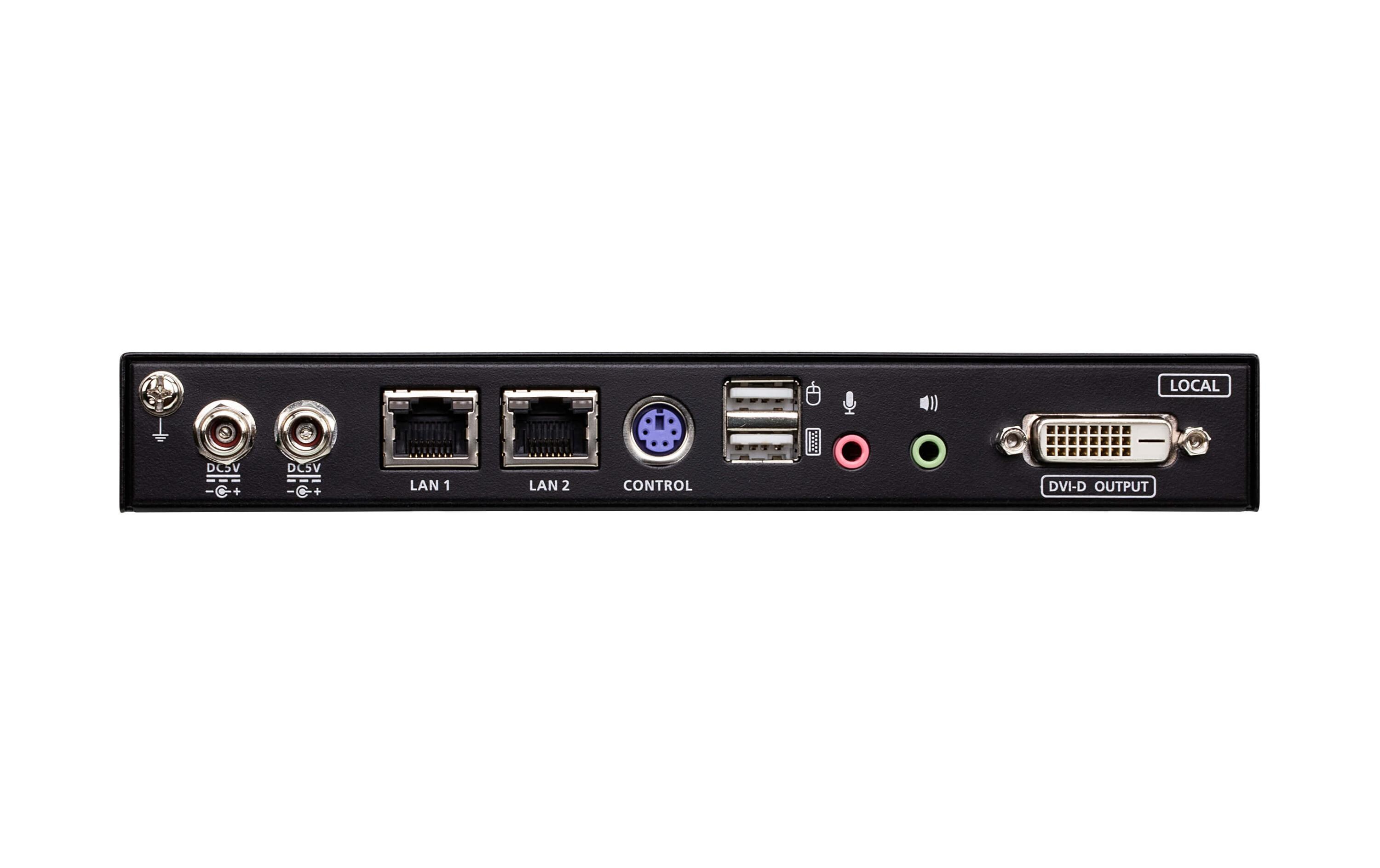 KVM Switch CN9600<br>1-Local/Remote Share Access Einzelport DVI KVM over IP Switch