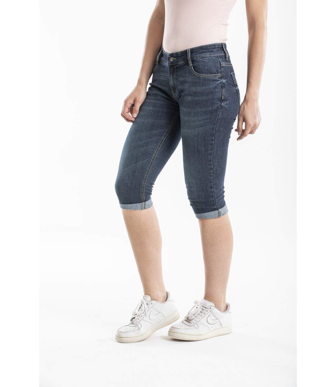 Pantacourt coton bio stretch FAIKA DENIM