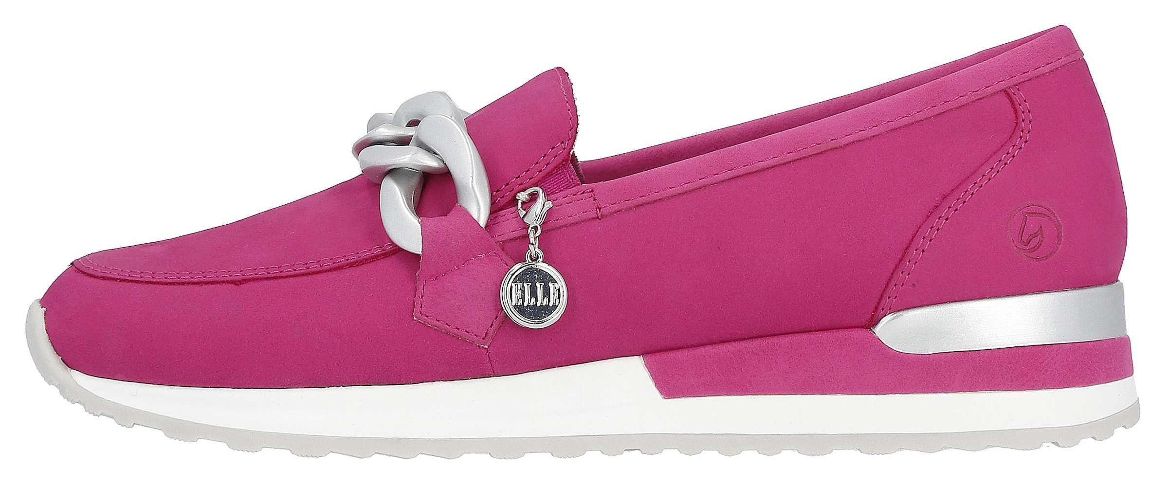 Remonte Slipper »ELLE-Collection«  Loafer, Schlupfschuh mit trendiger Zierkette