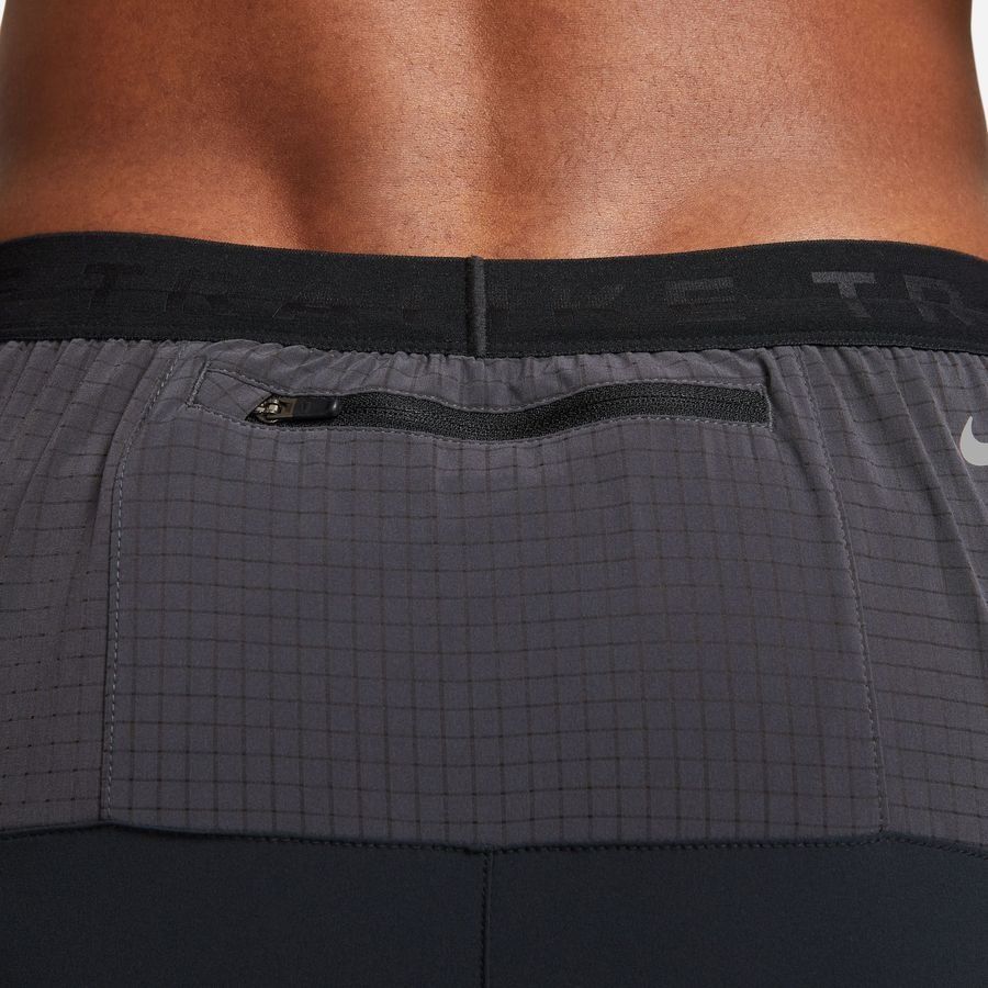 Nike Short Running Dri-FIT Trail Second Sunrise - Noir/Gris/Blanc