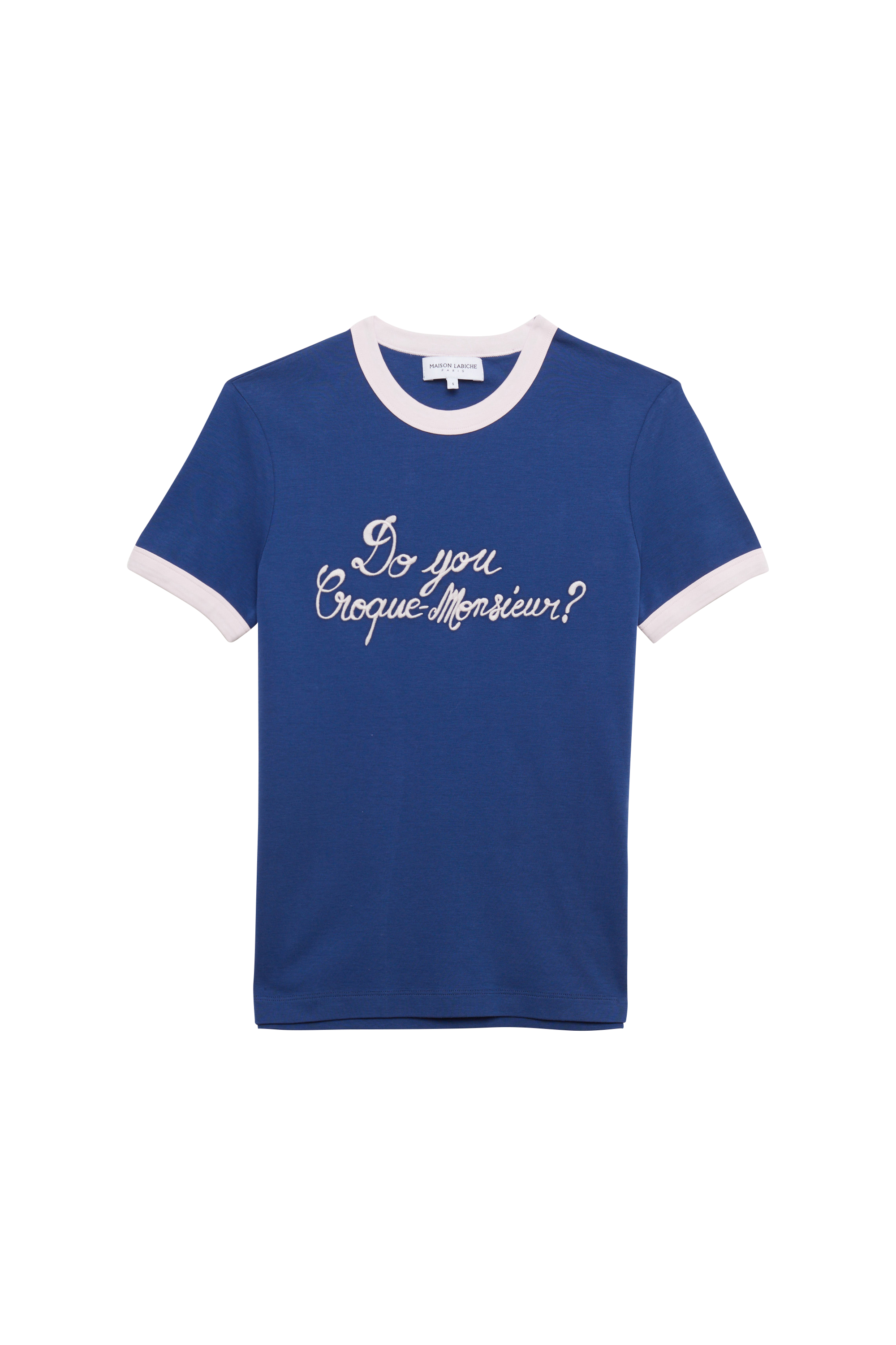 MAISON LABICHE T-shirt MONTHERLANT DO U CROQUE/GOTS Bleu