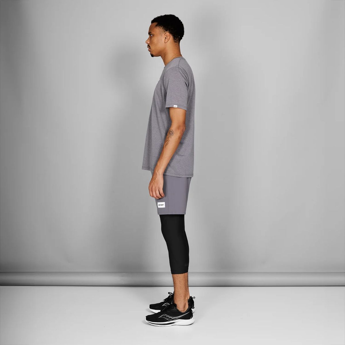 Saysky Motion Shorts 8'' Grey