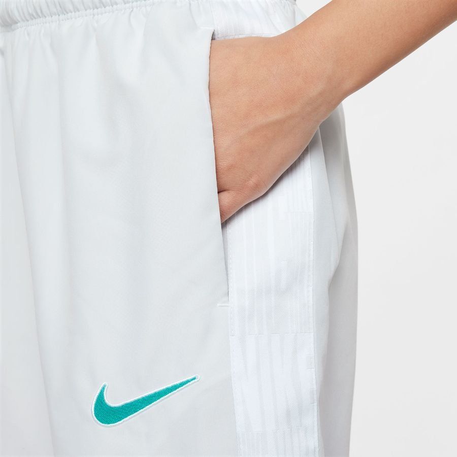 Nike Bas de Survêtement Dri-FIT Academy   - Blanc/Turquoise Enfant