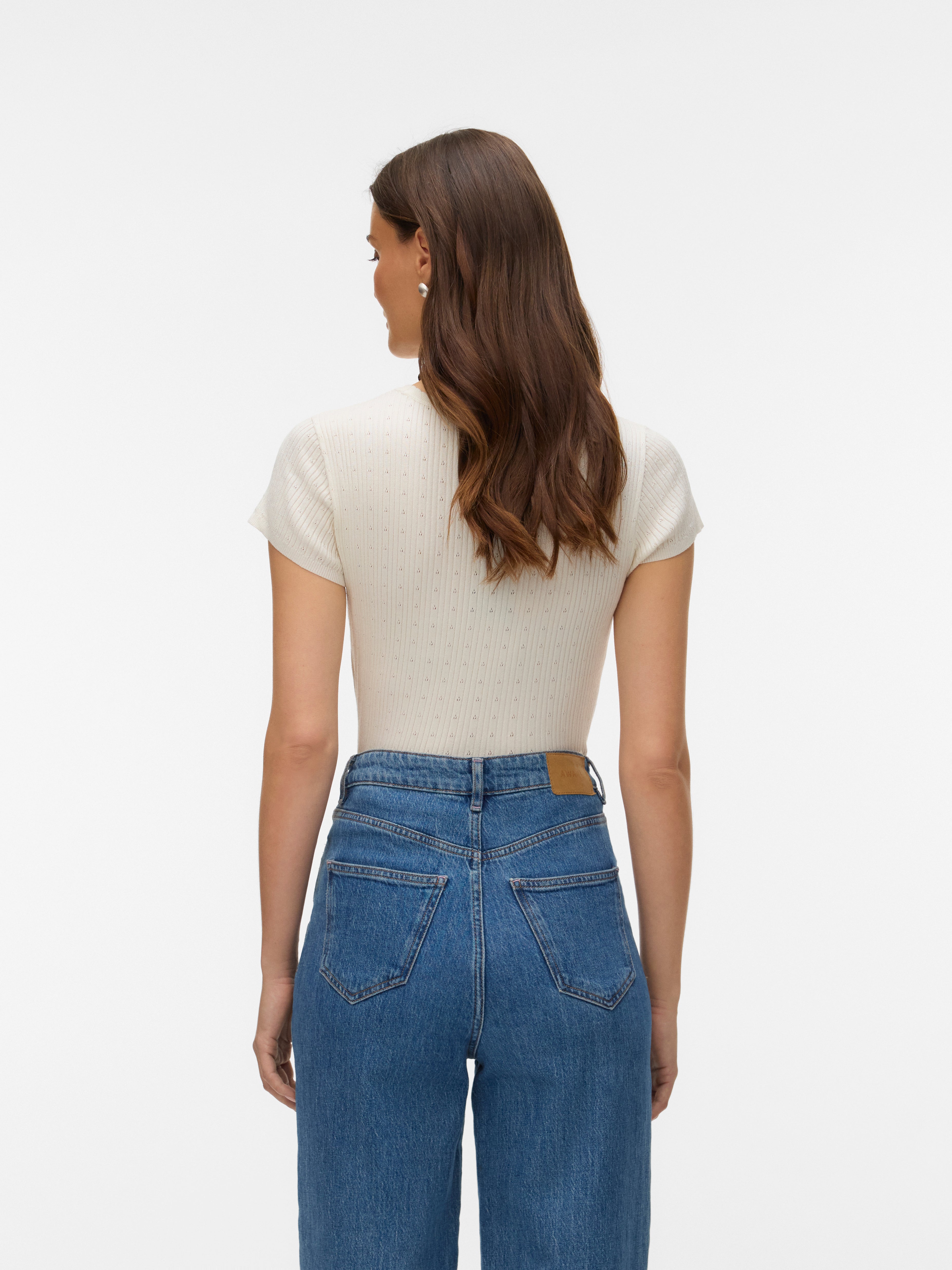 VMSILJE Gebreide T-shirt