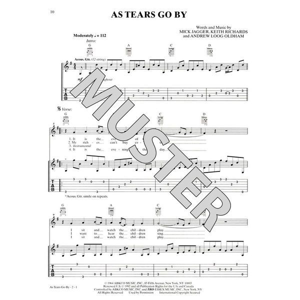 Alfred Music Publishing The Rolling Stones Easy Guitar