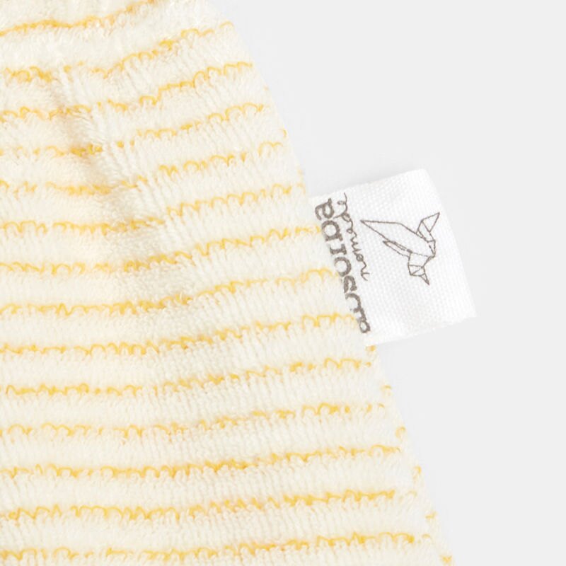 Short bébé en coton éponge bio jaune Absorba Jaune