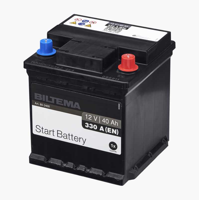 Startbatteri, 12 V, 42 Ah
