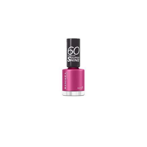Rimmel 60 Seconds Super Shine Verniz Tom 321 Pink Fields 8ml