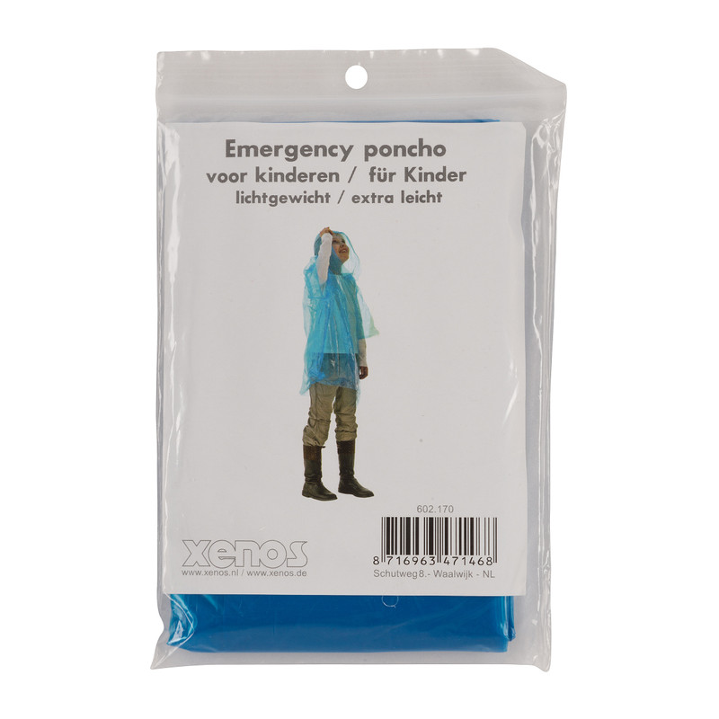 Emergency poncho kids - diverse kleuren