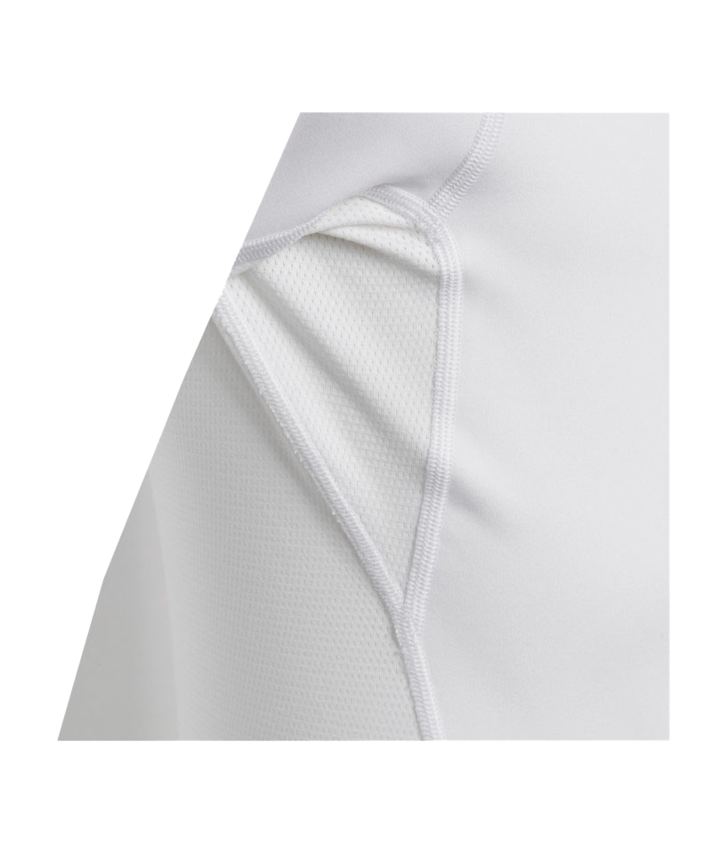 adidas Alphaskin Shirt langarm Kids Weiss