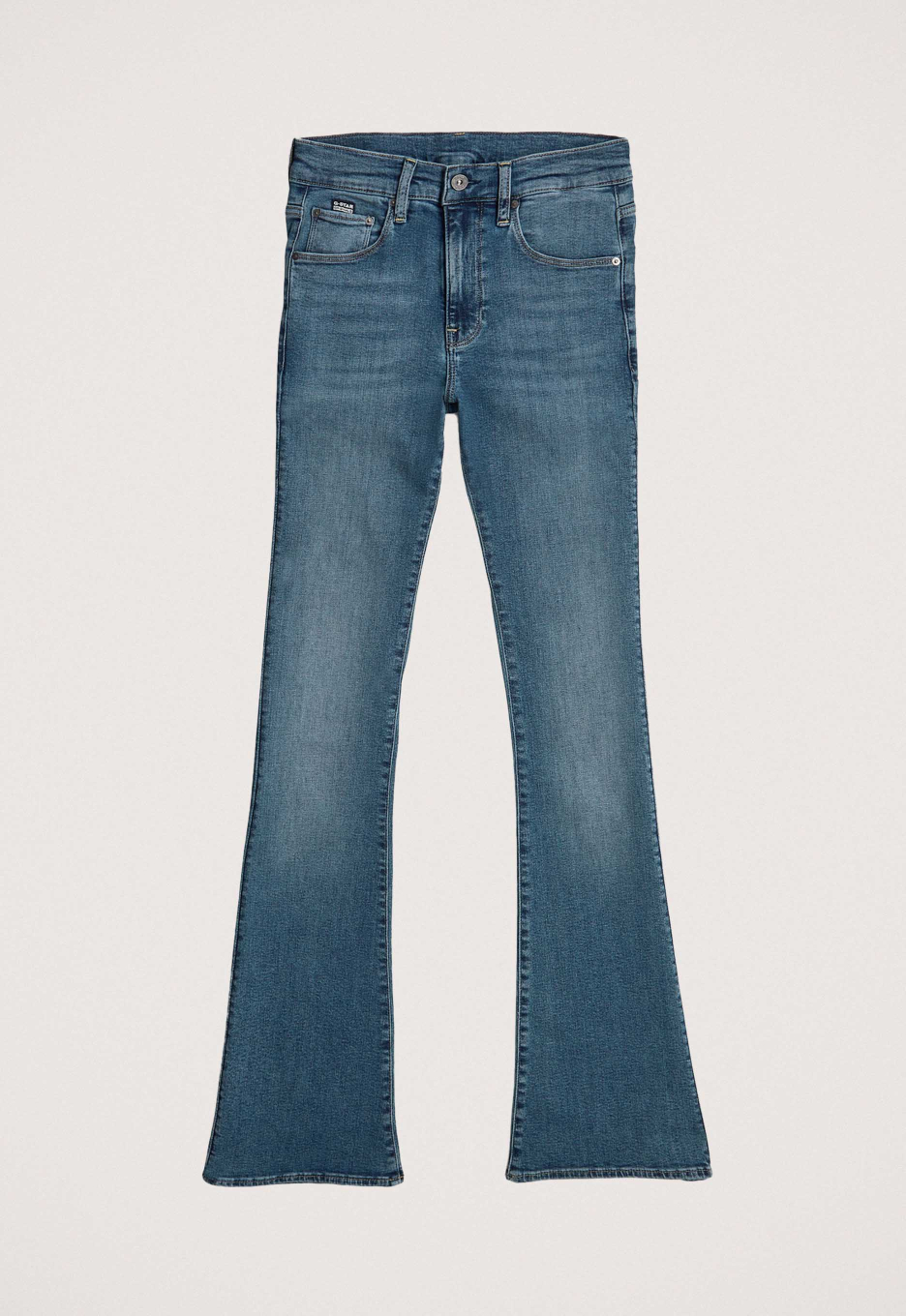 G-Star 3301 Mid Waist Flared Jeans
