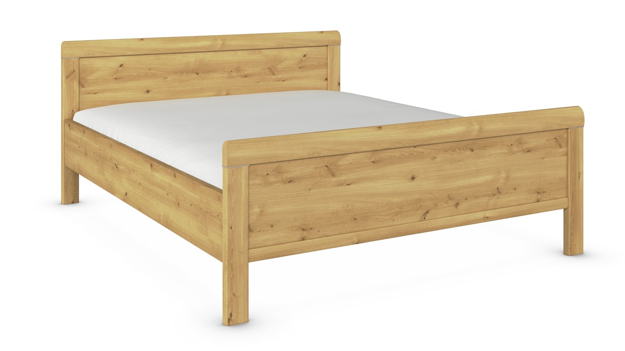 Bed Elba rustiek eiken