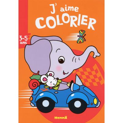 J'aime colorier (3-5 ans) - éléphant