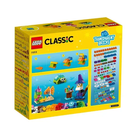 LEGO® Classic 11013 - Kreativ Bauset mit durchsichtigen Steinen