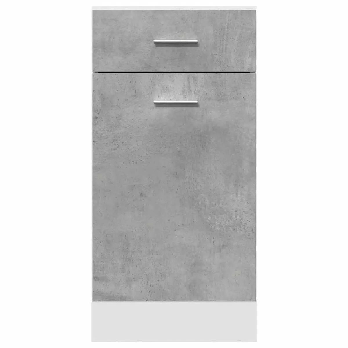 vidaXL Armoire à Tiroir Gris