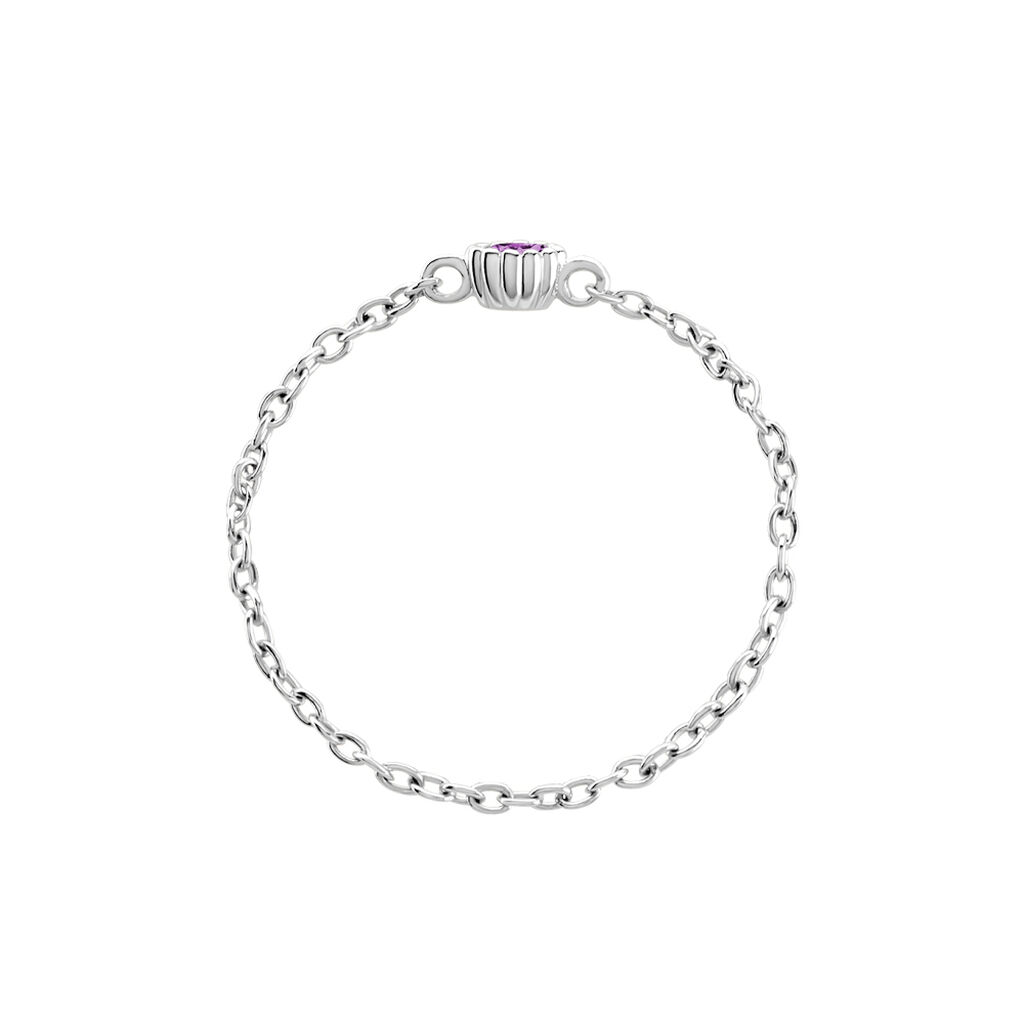 Bague Rio Argent Blanc Oxyde De Zirconium