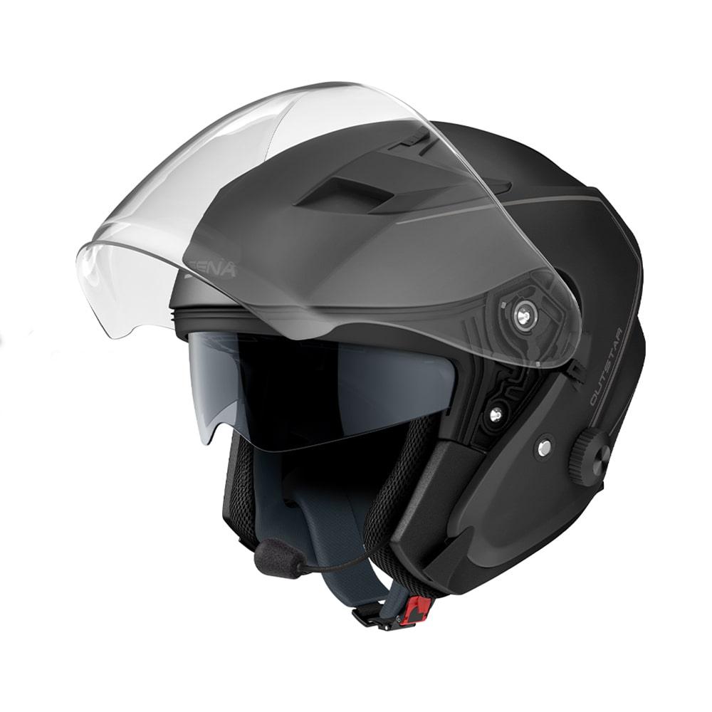Casque Jet pour Moto SENA Outstar