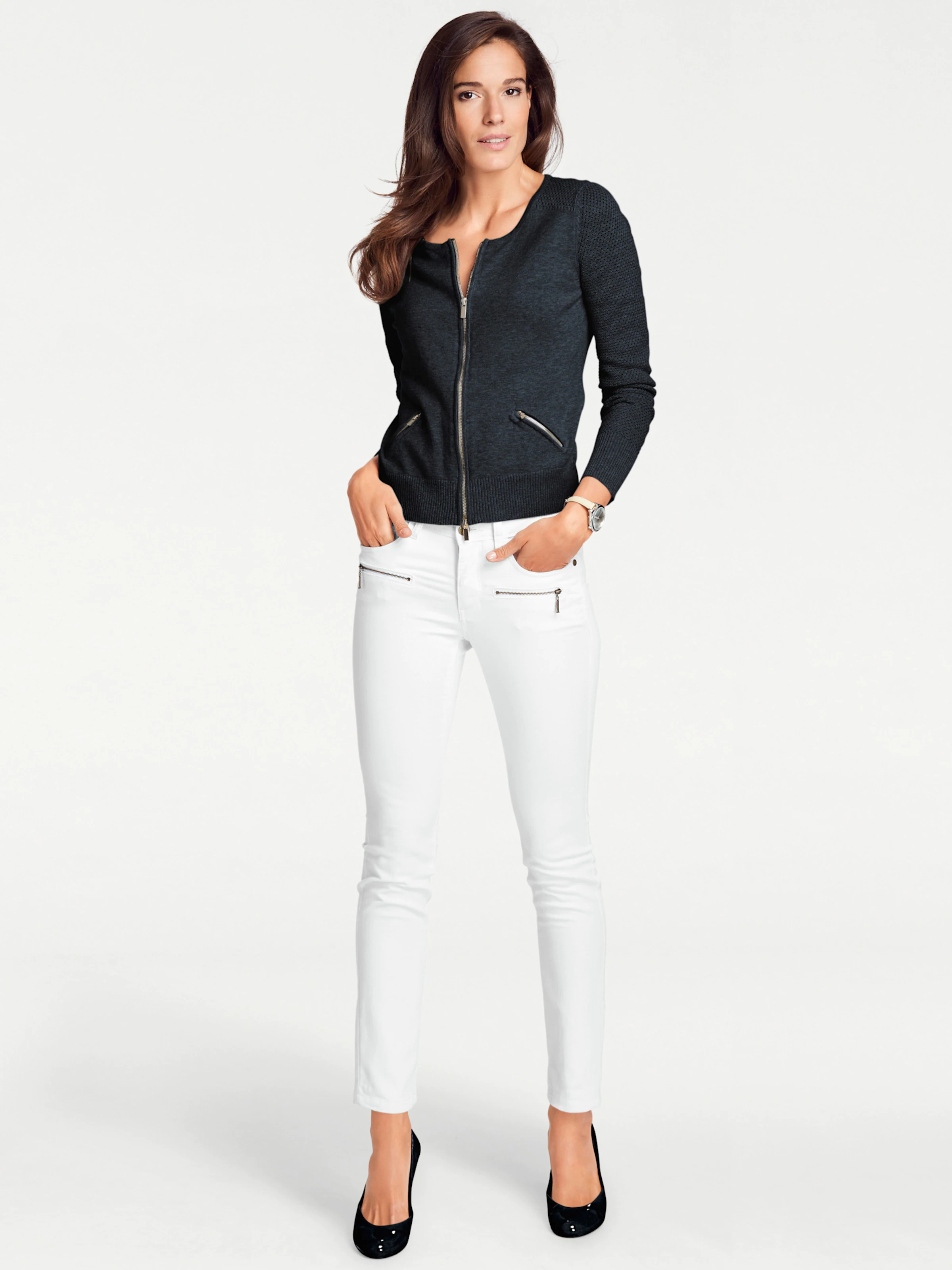 heine Cardigan in marine
