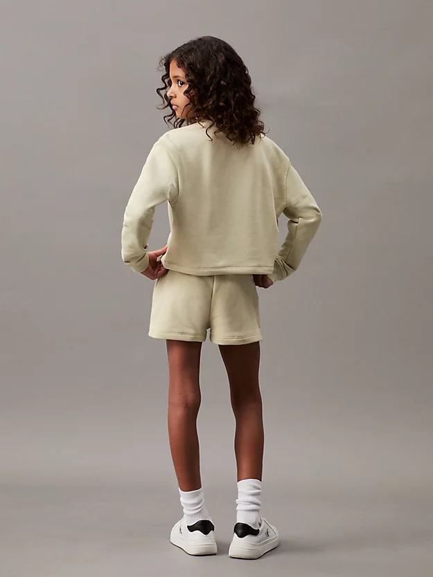 Conjunto de moletom e shorts Terry
