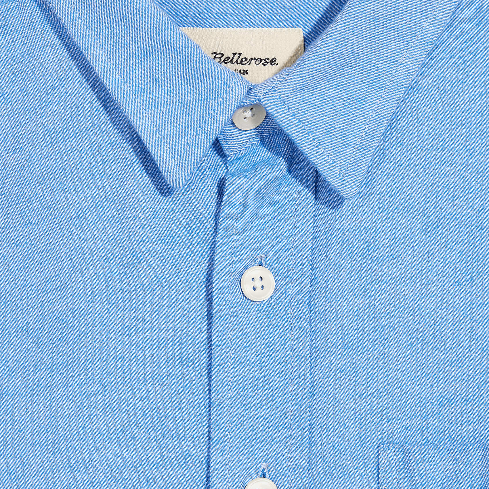 GANIX - Chemise col classique en coton| Bleu