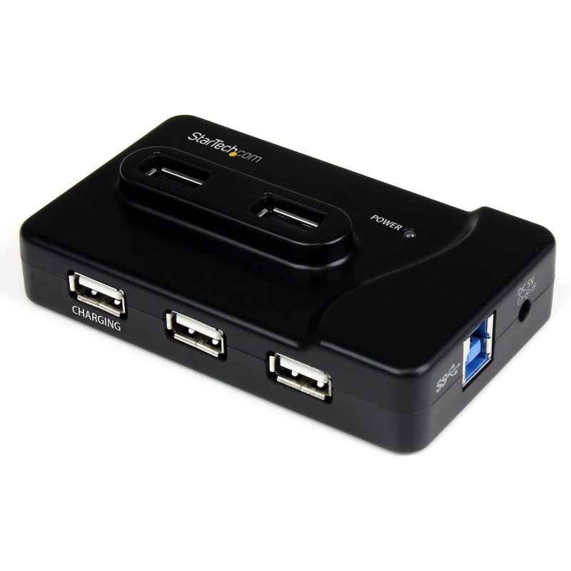 StarTech.com Hub combiné USB 3.0/2.0 6 ports avec port de charge