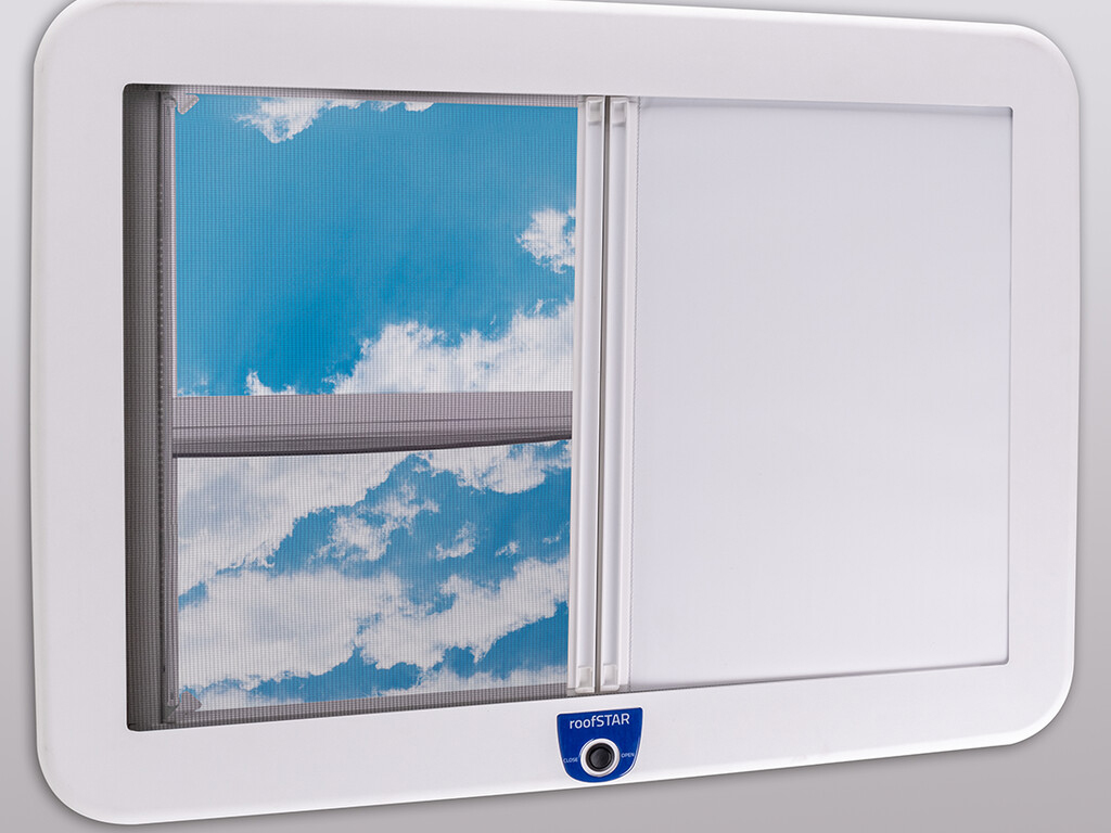 roofSTAR 7 Gemotoriseerd dakluik met ventilatie