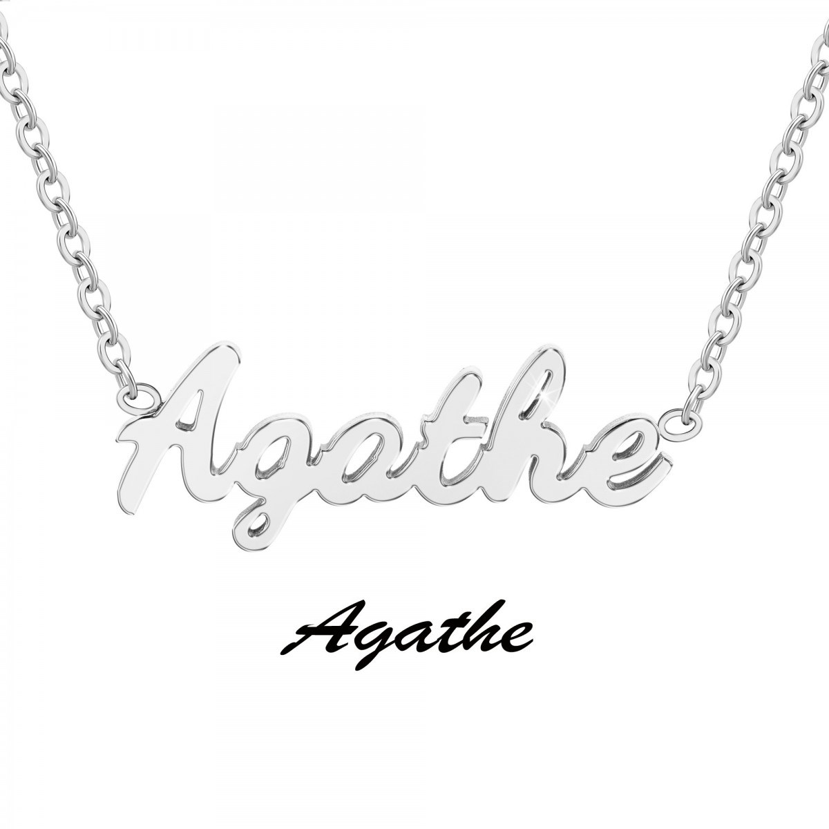 Agathe - Collier prénom