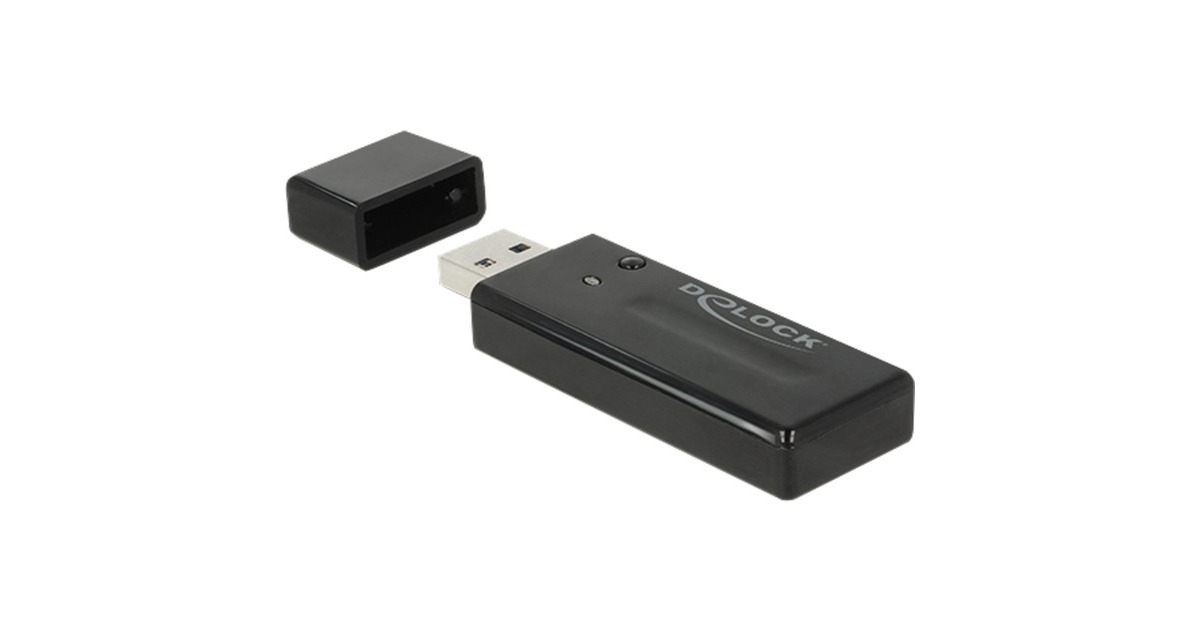 DeLOCKUSB 3.0 Dual Band Stick wlan adapter  (Zwart)