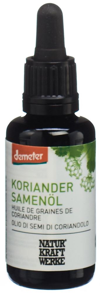 NATURKRAFTWERKE Koriandersamenöl Öl nativ Demeter Fl 30 ml