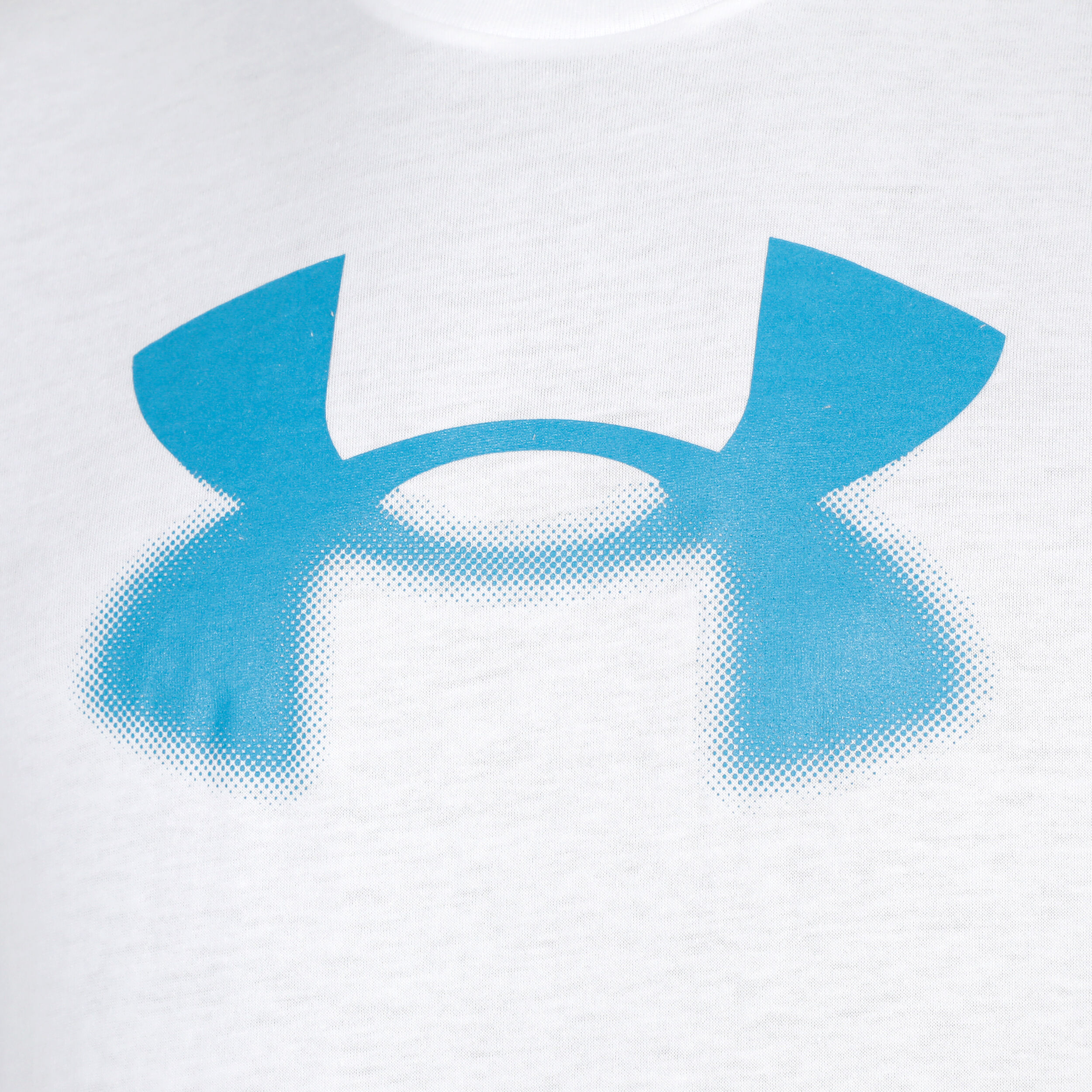 Under Armour Reflective Big Logo T-shirt Hommes - Blanc