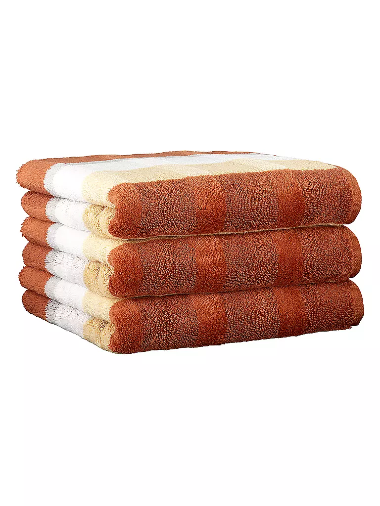 CAWÖ Gästetuch NOBLESSE 30x50cm Brick orange
