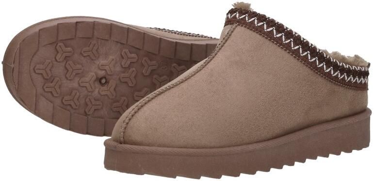 Sub55 Home Collection Pantoffels Dicht Pantoffels Dicht Taupe