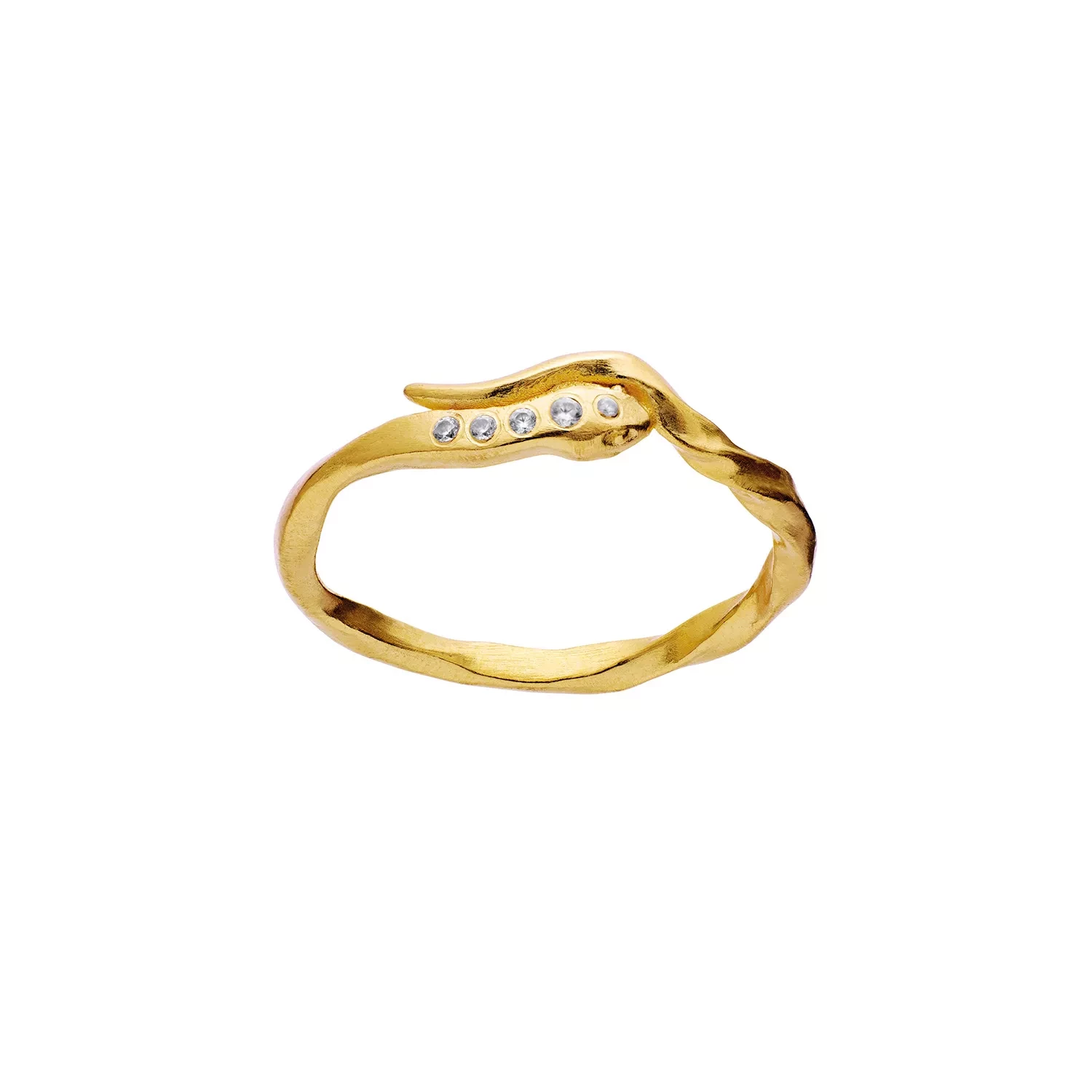 Maanesten Hera Ring 18 kt. Forgyldt Sølv 4814a