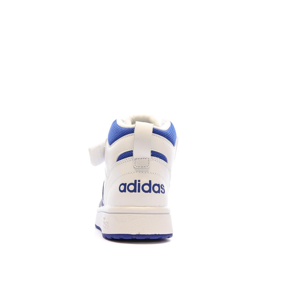 Adidas Baskets Blanches/Bleu Homme Adidas Postmove Mid