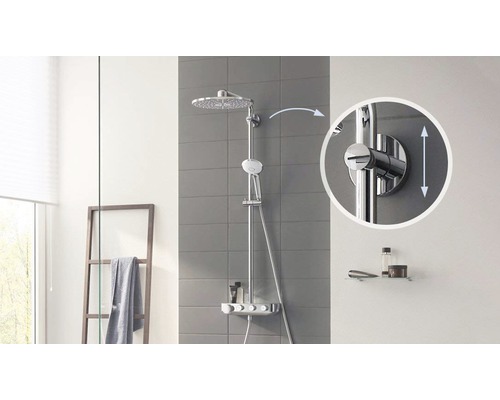 Douchekolom incl. thermostaat GROHE Euphoria SmartControl System 310 Duo chroom 26507000