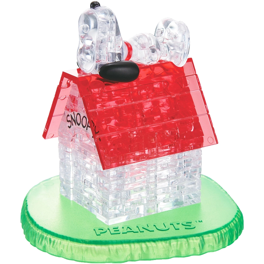 HCM Kinzel Crystal Puzzle Snoopy House Mehrfarbig